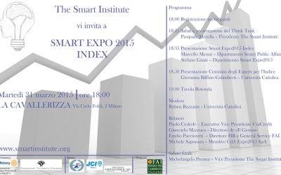 Convegno di presentazione progetto Smart Expo2015 Index (31-marzo-2015)