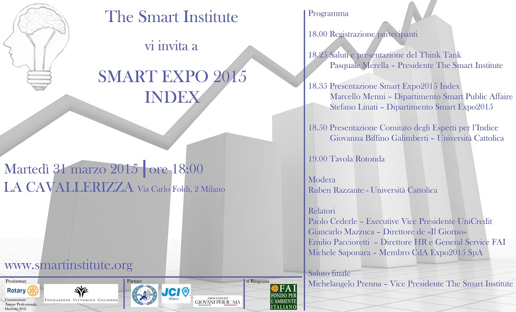 Convegno di presentazione progetto Smart Expo2015 Index (31-marzo-2015)